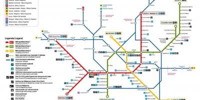 Mapa de milan autobús 73 ruta