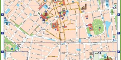 Milán, italia atraccións mapa