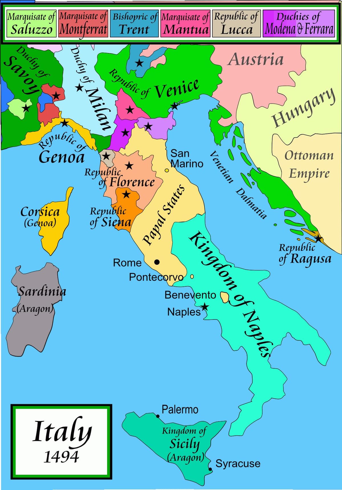 mapa de ducado