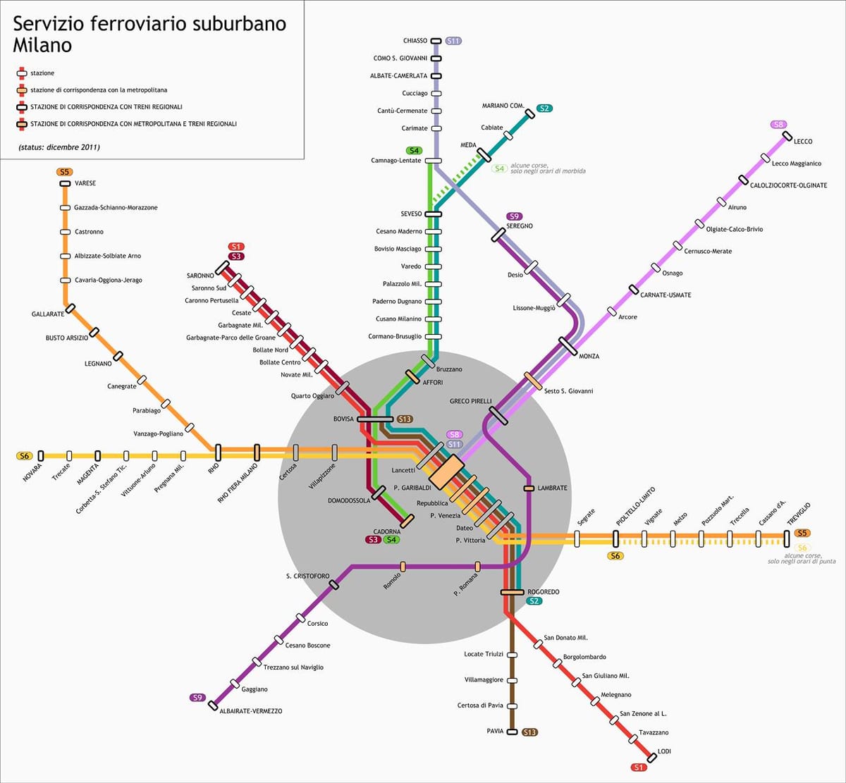 mapa de milán tránsito