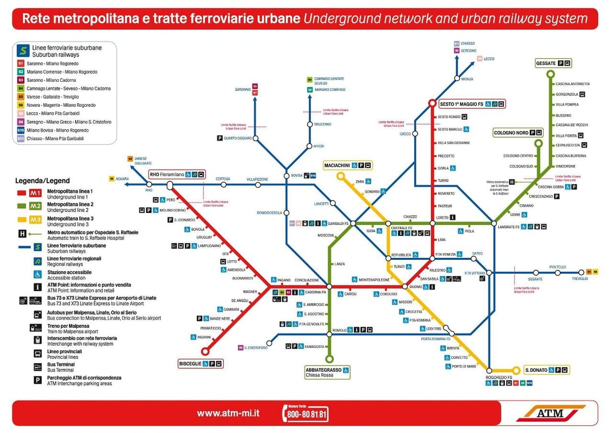 mapa de milan autobús 73 ruta