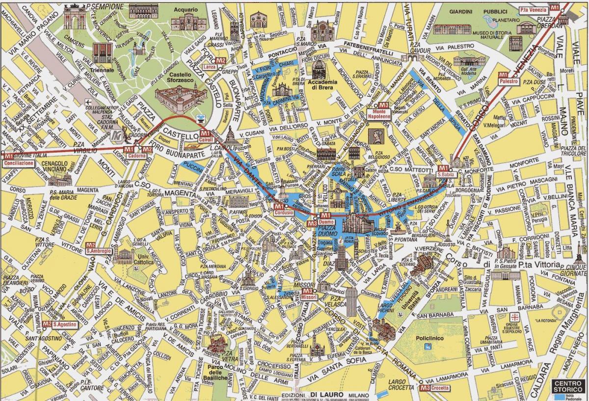 milán centrale mapa