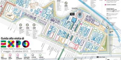 Mapa de expo milán