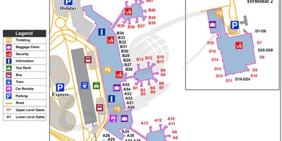 Milano aeroporto mapa