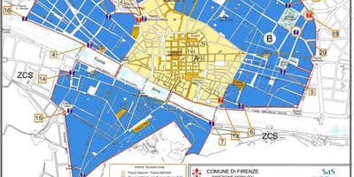 Mapa de milán ztl zona