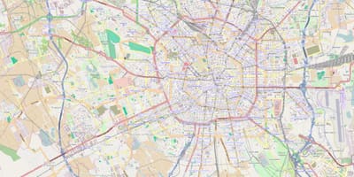 Mapa de milano rogoredo estación de tren