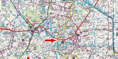 Milán navigli mapa