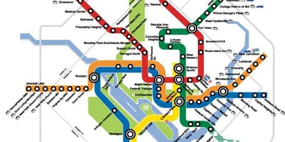 Milán rexional tren mapa